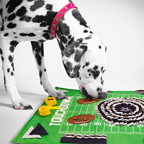 NFL Dallas Cowboys Pet Snuffle Mat, Football Field Feeding Game, Interactive Dog Sniffing Food Puzzle Mat Toy, Pet Foraging Mat, Slow Feeding Healthy Cat, Pet Treat Puzzle NFL Dallas Cowboys Pet Snuffle Mat, Football Field Feeding Game, Interactive Dog Sniffing Food Puzzle Mat Toy, Pet Foraging Mat, Slow Feeding Healthy Cat, Pet Treat Puzzle