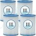 Produktbild Denkmsd Filterkartusche Typ II, für Bestway 58094 - Filterkartusche für Poolfilter, Ersatzfilter für Bestway Typ II, für Bestway 58383 - Filterkartusche Typ II (4 Stück)