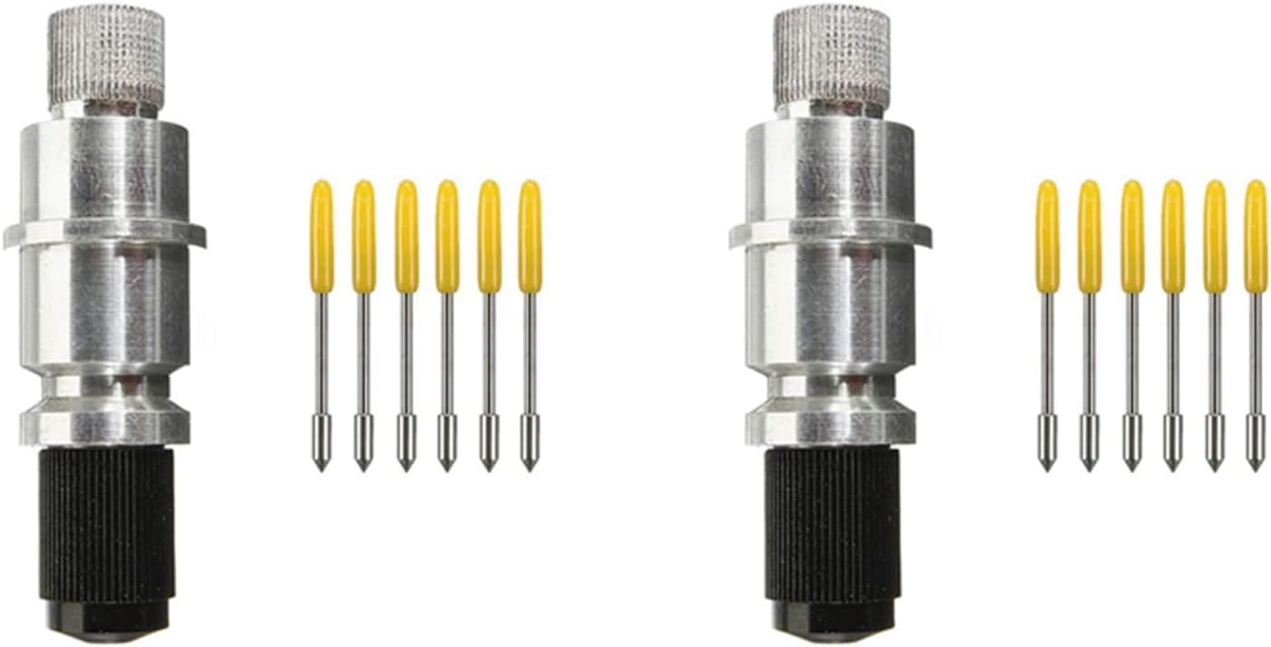 30PCS 30 Degree Graphtec CB09U CB09 Blades Vinyl Plotter Cutter + 2PCS Blade Holder Housing
