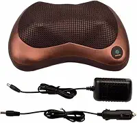 Almofada Encosto Massageador com Movimentos Shiatsu, Infravermelho, para Lombar e Pescoço, Uso Veicular