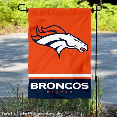 Denver Broncos Double Sided Garden Flag by WinCraft - Image 2
