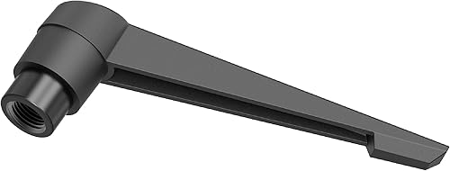 Miniatura 5 de Manijas de palanca de sujeción ajustables, perillas de rosca hembra M8 con bloqueo de tornillo giratorio de liberación rápida, mango de botón de