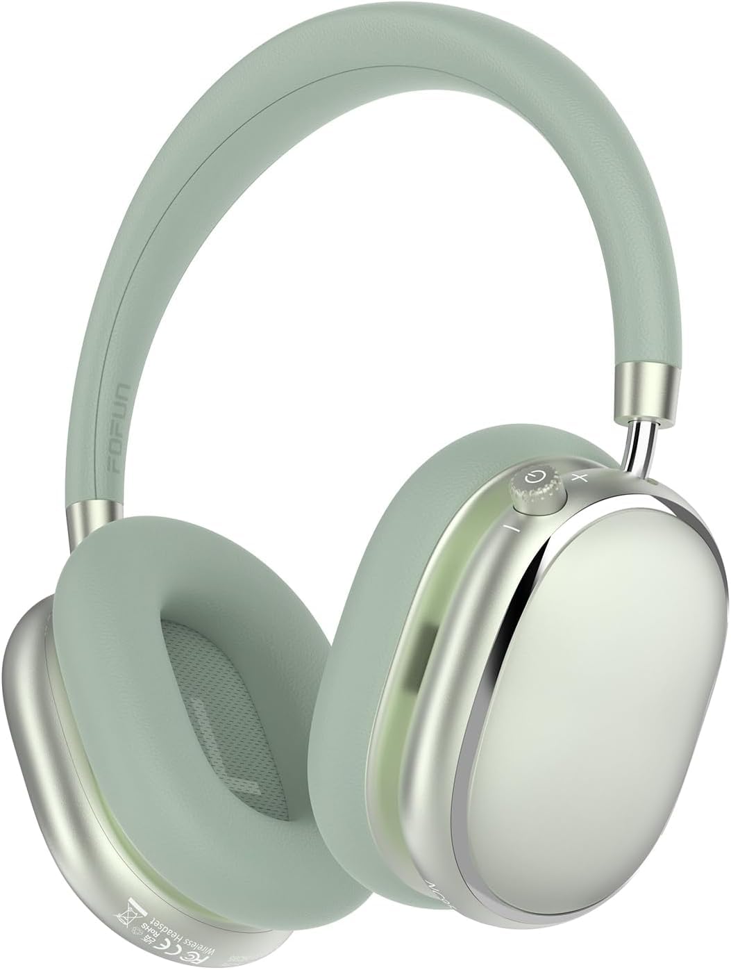FOFUN NC95 Kopfhörer Kabellos Bluetooth 6.0,Hybrid Noise Cancelling Kopfhörer mit Drehknopf,120+ Stunden Spielzeit,EQ Personalisierung per App,Geeignet für Reisen und Training