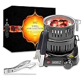 ANDERZ | Premium Shisha Kohleanzünder − 800W Kohlegrill Shisha mit 150 cm Kabel − Kohleanzünder für Shisha Kohle mit herausnehmbarem Korb