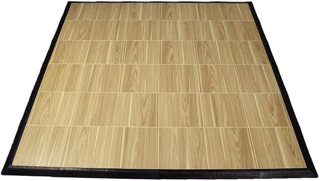 Greatmats Portable Dance Floor 6x6 Ft Kit, Wood Grain Vinyl Tap Dance 36 Pack