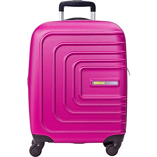 American Tourister Sunset Cruise Hardside Luggage With Spinner Wheels, Pink Berry, Carry-On 20-Inch