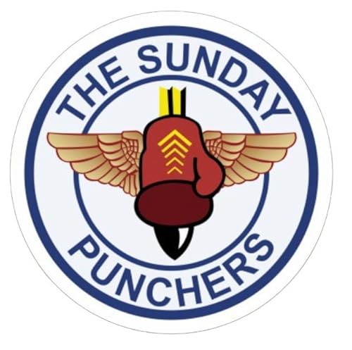 Officially Licensed US Navy VA-75 Sunday Punchers Sticker