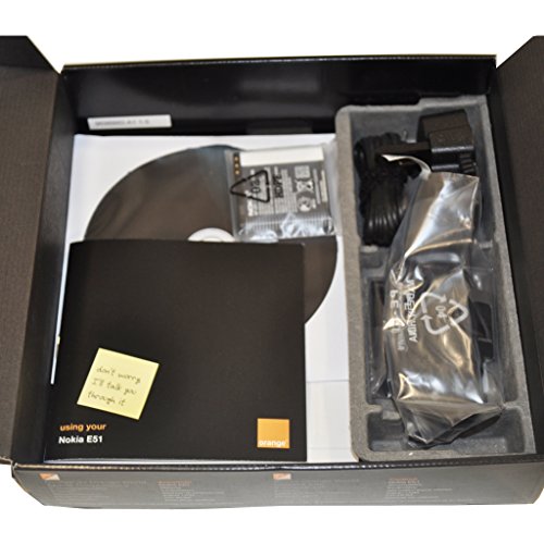 Nokia E51-1 With Camera 130Mb Factory Unlocked 3G Cell Phone (White Silver) - Made In Finland - International Version With No Warranty #TOP4