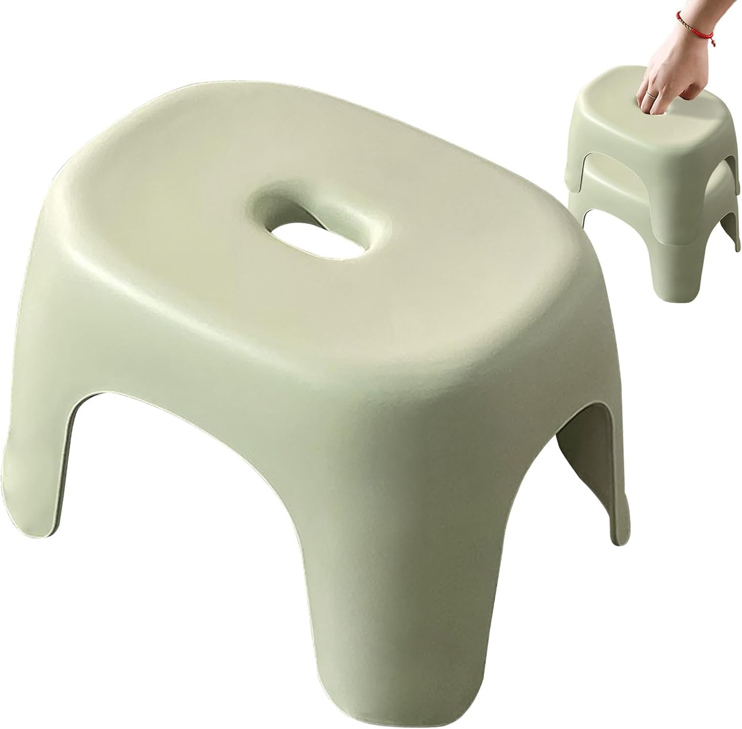 Foot Stool - Lightweight Kitchen Stool,Sofa Footrest, Step, Portable, Multifunctional for Bedroom and Bathroom