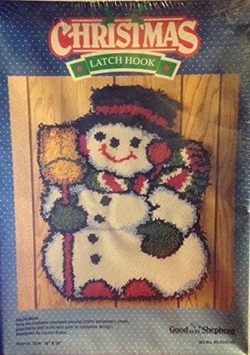 Good Shepherd Snowman Latch Hook Kit / 95-8693-00- 1991
