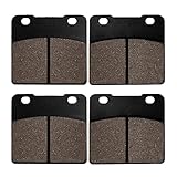 SOLLON Front and Rear Brake Pads for Suzuki Intruder 1400 VS1400 1987-2004 Cavalcade 1400 GV1400 1986 VL1500 VL 1500 W/X/Y/K1 1998-2001 GSX1100 GSX 1100 1984-1986