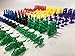 Napoleonic & Civil War Military Miniatures (Set of Six Colors): Plastic Toy Soldiers Set: Infantry, Cavalry, Artillery, Ships: Red, Blue, Yellow, Green, Black, and Purple Colors