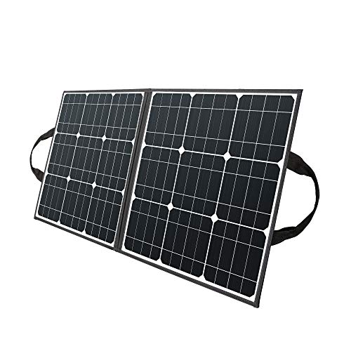 Gofort ソーラーパネル 60W ソーラーチャージャー 折りたたみ式 DC18V/USB5V出力 高変換効率 並列接続120W 単結晶 急速充電 超薄型 軽量 スマホ タブレット ポータブル電源 ソーラー充電 節電対策 停電 防災グッズ アウトドア キャンプ