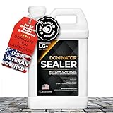 DOMINATOR LG+ Clear Acrylic Sealer 2.5 Gal | Low Gloss Paver Sealer | Wet Look, Color Enhancing | Professional Grade | Concrete Pavers and Decorative Concrete | Fast Dry | Driveway, Patio and More