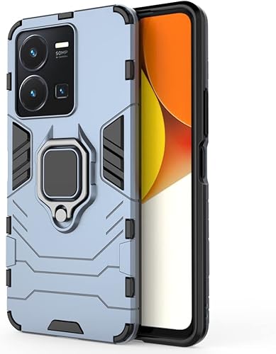 Vista 79 de Funda para Samsung Galaxy A04 4G, Cubierta De Cáscara De Soporte Para SM-A045F/DS SM-A045M/DS SM-A045F SM-A045M - Azul