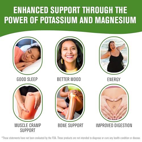 MagicMag C by NaturalSlim, Magnesium Citrate with Potassium for Muscle Relaxation, Sleep Quality, Nerve Function & Electrolyte Support, Daily Magnesium Supplement for Men and Women, 100 Capsules 2pk