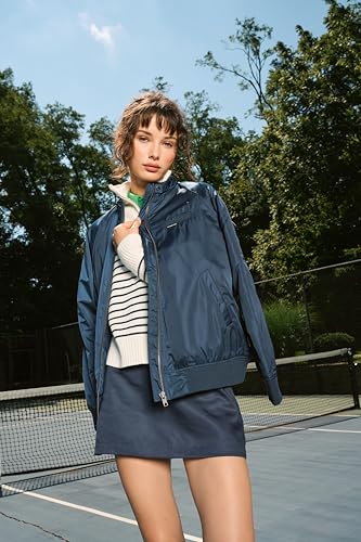 Members Only Women's Satin Bomber Jacket3