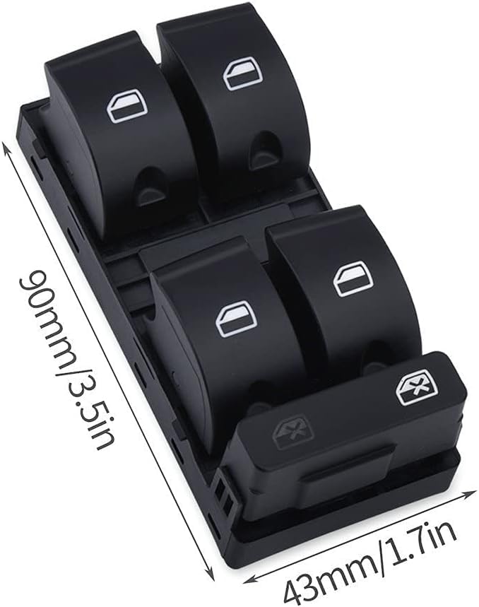 Interrupteur lève-vitre pour Audi A4 S4 B6 B7 de 2003 commande principale 8E0959851