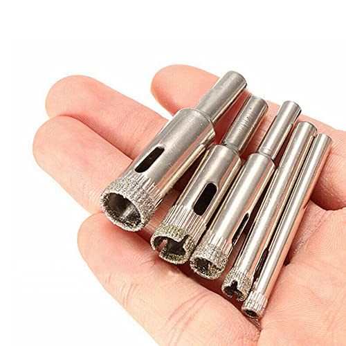 Mesee 10 Pieces Diamond Drill Bit Set, Diamond Hole Saw Hollow Core Drill Bits Extractor Remover Tools for Tile Ceramic Glass Marble Stone Brick - 5mm 6mm 8mm 10mm 12mm 8 Mesee 10 Pieces Diamond Drill Bit Set, Diamond Hole Saw Hollow Core Drill Bits Extractor Remover Tools for Tile Ceramic Glass Marble Stone Brick - 5mm 6mm 8mm 10mm 12mm - Image 8