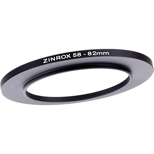Step Up Lens Filter Adapter Ring 58-82mm