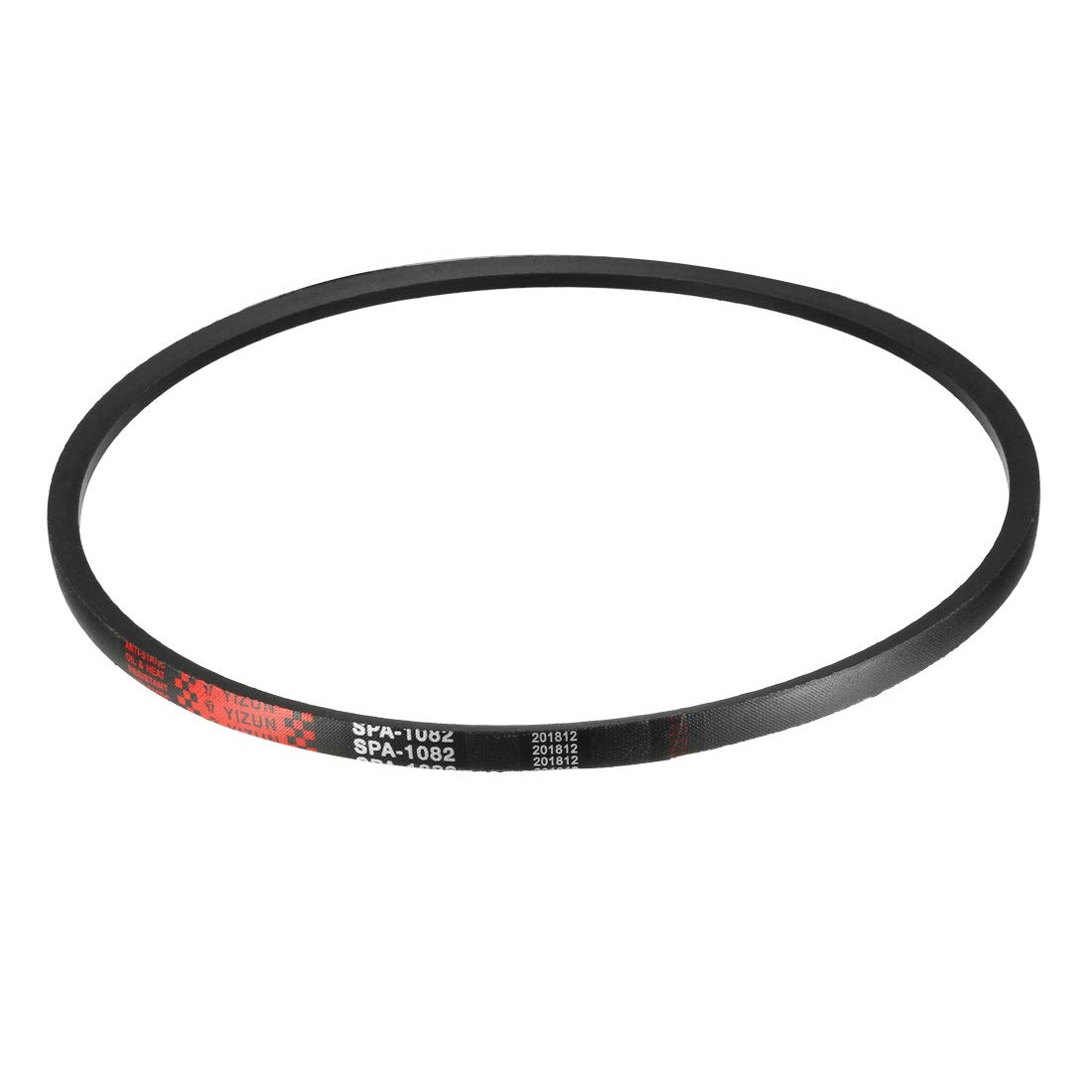 uxcell SPA-1082 Drive V-Belt Pitch Industrial Rubber Transmission Belt 1082mm Pitch Girth 13mm Width 10mm Height