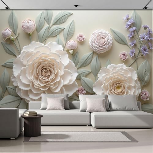 Fresque murale soie pour masquer un mur terne avec un décor panoramique