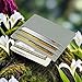 M-Plateau Credit Card Wallet, Super Slim Card Holder, Genuine Leather Wallet for Man and Women with 6 Card Slots and 1 Pocket (Light Green)