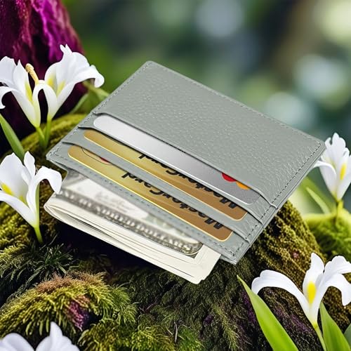 Image of M-Plateau Super Slim Genuine Leather Credit Card Wallet