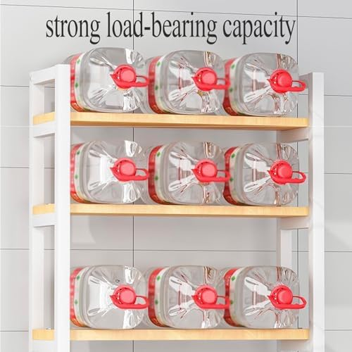 No-Drill Bathroom Shelf Over Toilet - Sturdy Freestanding Organizer with 1/2/3 Shelves for Laundry Room & Restroom - Essential Storage Solution for Bathroom Organization!