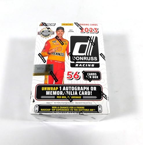 2023 Panini Donruss Racing Factory Sealed 7 Pack Blaster Box - 56 NASCAR Trading Cards