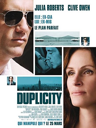 Affiche Cinema Originale Duplicity Grand Format 116X158Cm de Collection珍贵