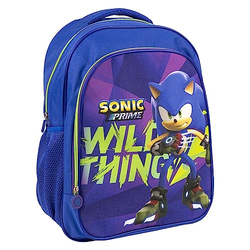 Cartable Sonic Prime pour la rentrée scolaire des enfants passionnés de jeux