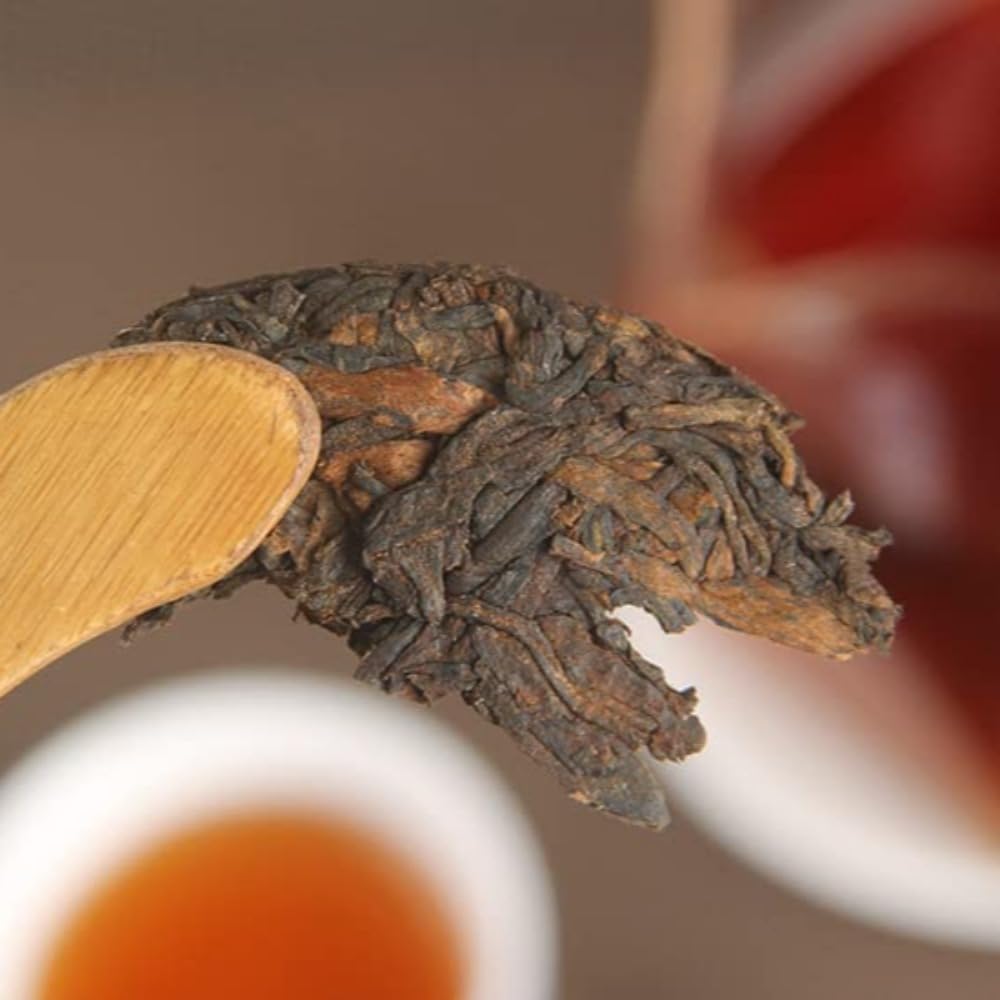 Yunnan Menghai Árbol Milenario Té Maduro 50g Envejecido Fragancia Puerh Té Negro Xiaobangzhang Pu 'er (50G * 10 piezas)