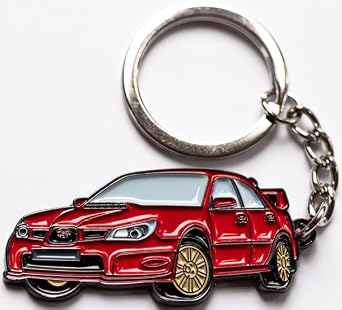 06 WRX, STI Metal Keychain, Tough, Great Gifts, Compatible with Subaru