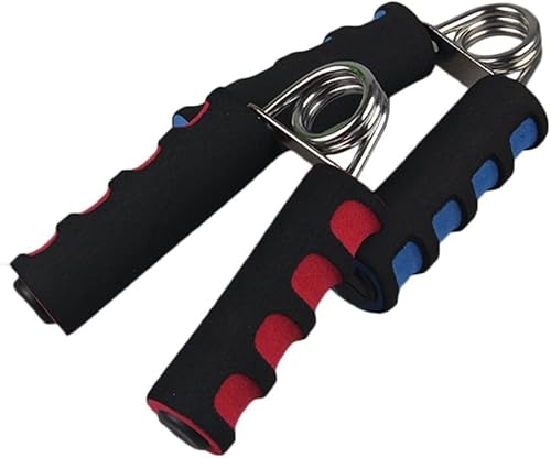 Miniatura 5 de Primavera mano agarre mano dedo fortalecedor dedo fuerza equipo de ejercicio esponja acero antebrazo salud constructor negroazul