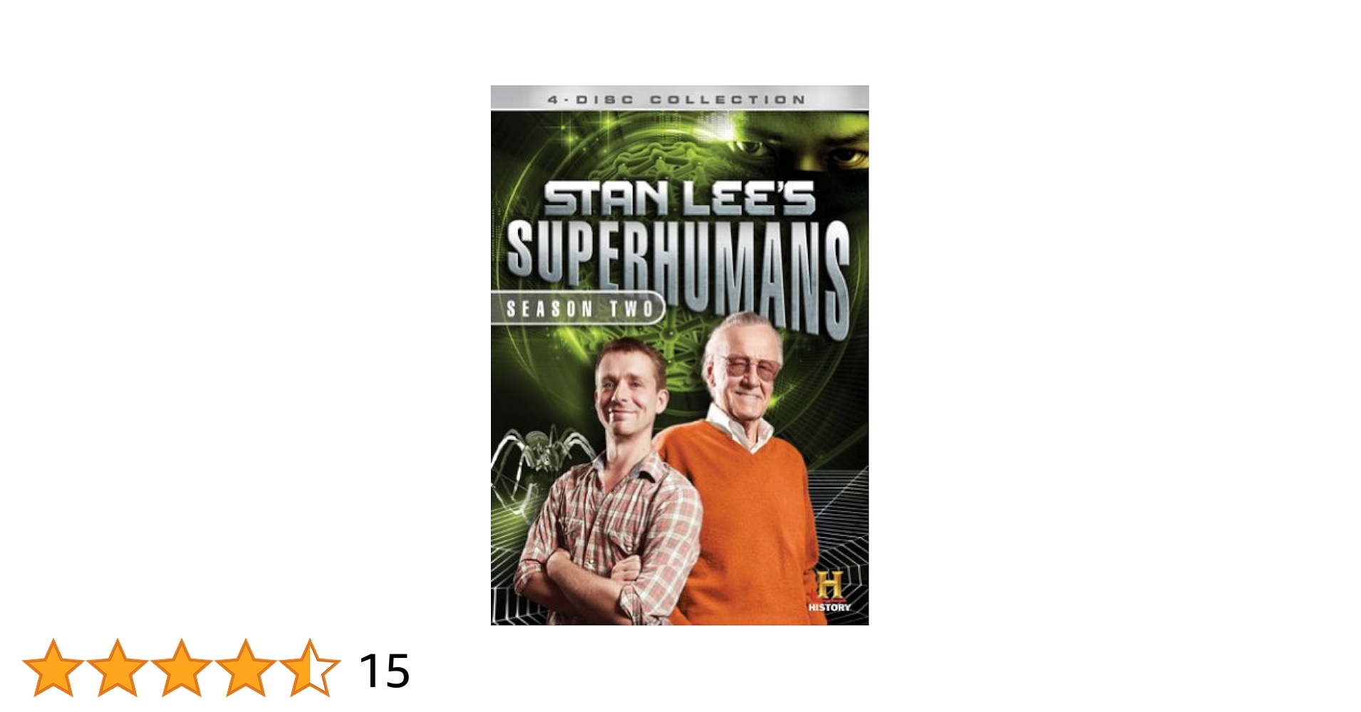 その他 Stan Lee&#39;s Superhumans [DVD] [Import] DVD STAN LEE'S SUPERHUMANS SEASON ONE 2 DISC SET HISTORY