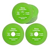 3Pack Glass Cutting Disc, Generally Used for 4 inch Angle Grinder Glass Ceramic Smooth Cutting and Polishing Diamond Cutting Disc, Used for Glass Ceramic Diamond Marble Jade Crystal Cutting Sand Wheel