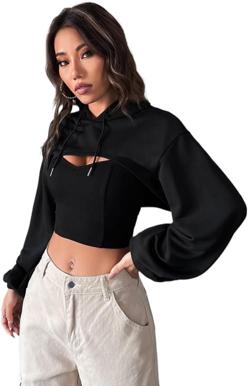 hoodies for women Drop Shoulder Super Crop Taiwan Ubuy