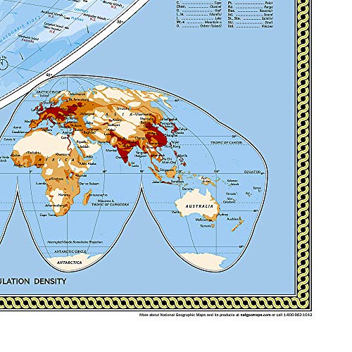 National Geographic World Wall Map - Classic - Laminated (43.5 X 30.5 In) (National Geographic Reference Map) #TOP4