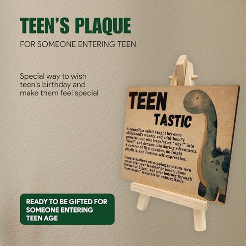 tinydabba Wooden Teen Gift Plaque with Easel by tinydabba - 2