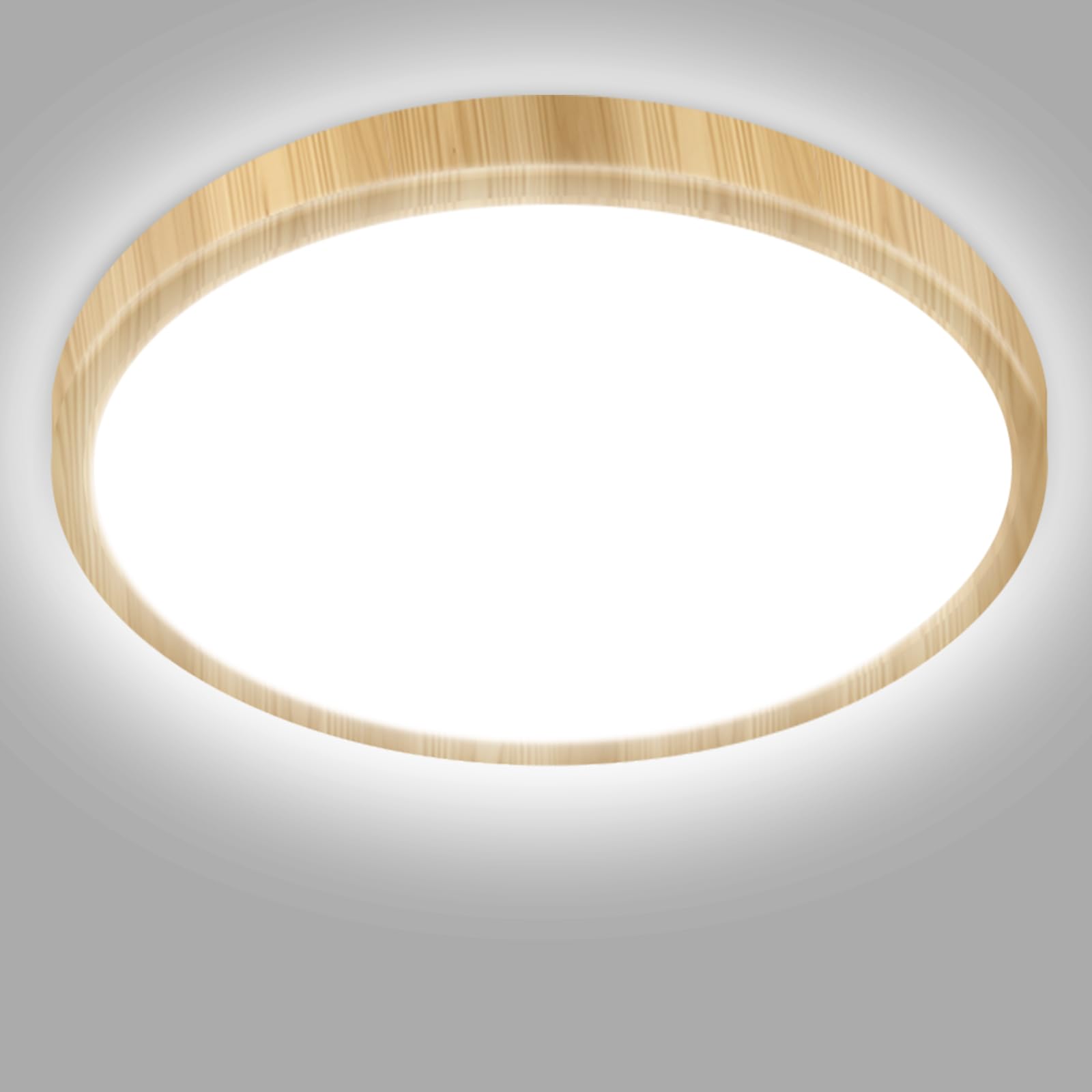 hepside Bathroom Light,3000K/4000K/6500K 3 Color Temperature, Waterproof IP54,Round,Flat,Small,LED Flush Ceiling Light for Bathroom, Kitchen,Bedroom,Hallway,Porch and More — view 35