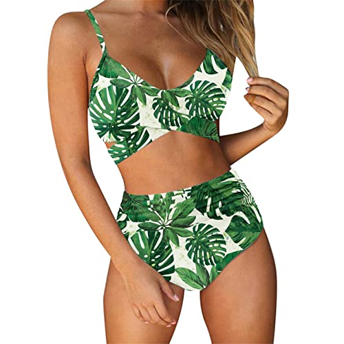 YJING Oberteile Bikini Frauen Bikini FüR Mit RüSchen Bikini Punkte Bikini...