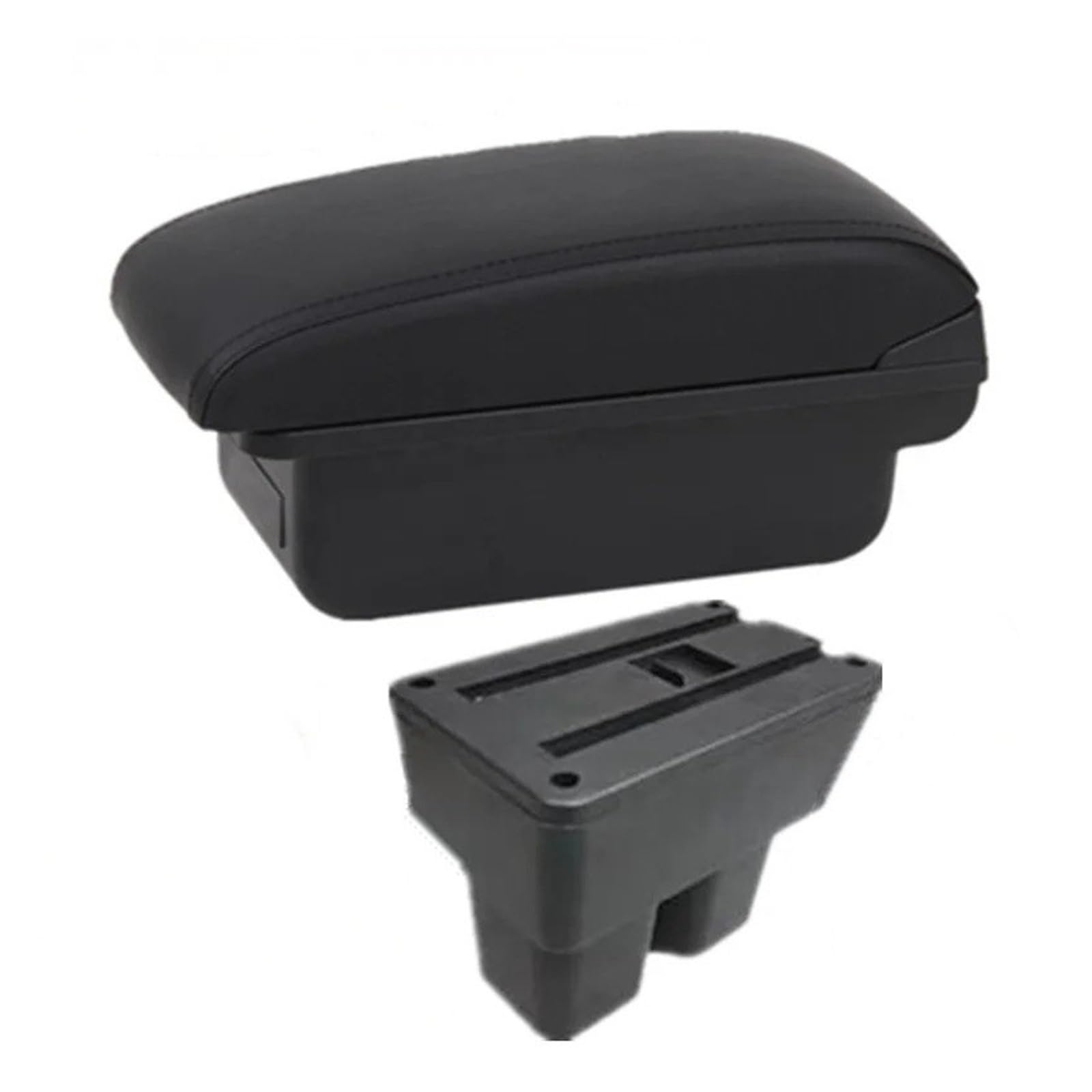 Umdjju A1 Black Line No Usb For Suzuki For Jimny For Jb74 2019-2025 Armrest Box Car Storage Interior Dedicated Retrofit Accessories Car Centre Console Armrest Box(A1 Black Line No Usb)
