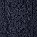 Amazon Essentials Women's Soft Fisherman Cable Long-Sleeve Crewneck Sweater (Available in Plus Size), Navy, Large