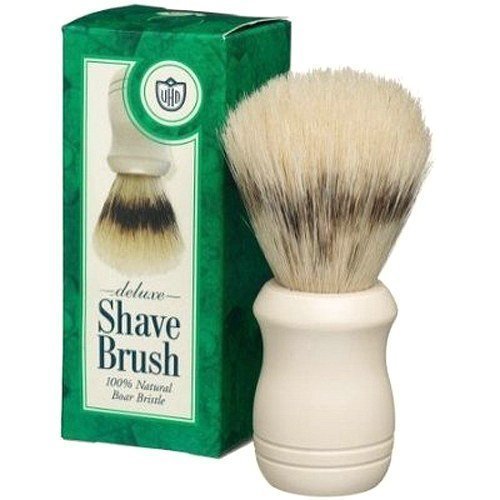 Van Der Hagen Natural Shave Brush, 100% Boar Bristle 1 Ea (2 Pack)