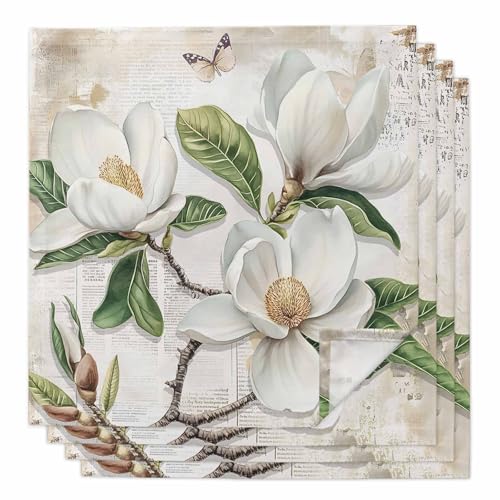Servilletas de tela cuadradas set de 4, poliéster, 50x50 cm miniatura 1