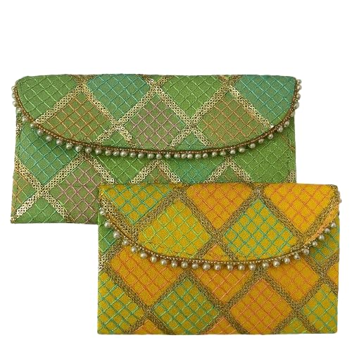 Elegant 9x5 Inch Fabric Clutch Purse for Women – Stylish & Lightweight Evening Bag-image-1