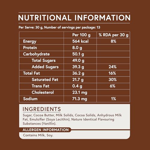 Image of Van Houten Professional (VHP) 35.6% Milk Chocolate Callets - 400 g | Baking Chocolate
