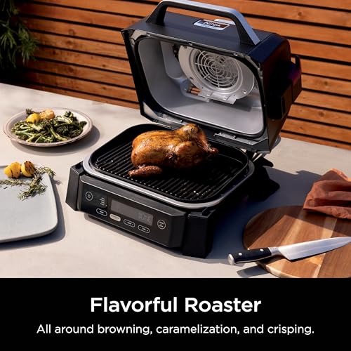 Ninja Woodfire Outdoor Grill & Smoker, 3-in-1 BBQ, Bake & Roast, OG301 - image 8