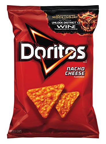 Doritos Chips de tortilla, queso nacho tamaño fiesta, 16 onzas
